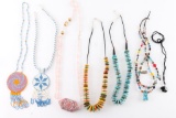 Lot of 7 Miscellaneous Beaded Necklaces.