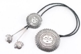 Navajo Bolo and Buckle Set.