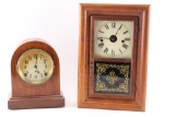 Lot of Two Antique Wall Clocks