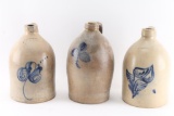 3 Red Wine Jugs