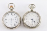Lot of Two Elgin Pocket watches.