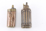 2 European Pistol Flasks