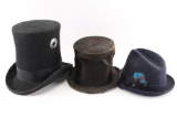 Lot of 3 Vintage Mens Hats.