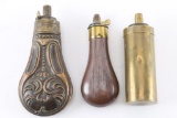 3 American Pistol Flasks