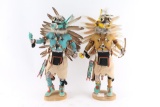 Lot of 2 Vintage Kachina Dancers