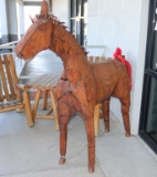 Metal Horse Sculpture