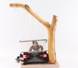 Navajo Minature Loom with Doll.