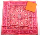 Hermes Silk Scarf.
