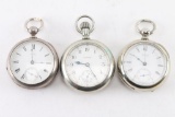 Lot of Three Waltham Pocket Watches