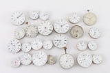 Lot of 25 Elgin Movements.