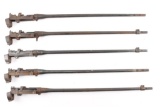 Lot of Five Lee Enfield Barreled Receivers
