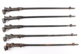 Lot of Five Lee Enfield Barreled Receivers