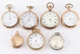Lot of Seven Pocket Watches.