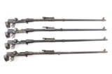 Lot of Four Lee Enfield Barreled Receivers