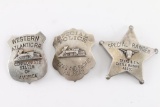 Lot of 3 Badges