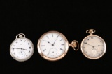 Lot of 3 Elgin Pocket Watches.