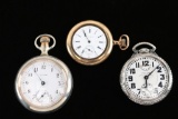 Lot of 3 Waltham Pocket Watches.