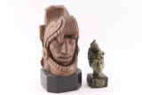 Lot of Two Resin Statues.