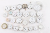 Large Lot of Pocket Watch Movements.