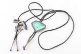 Collection of 2 Bolo Ties