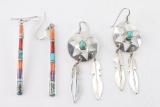Lot of 2 Pairs of Earrings