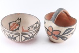 Lot of Two Santo Domingo Pots.
