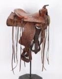 Western Tooled Saddle.