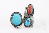 Lot of 2 Navajo Rings
