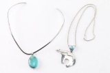 Lot of 2 Native American Necklaces
