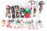 Lot of 20 Native American Kachina Dolls.