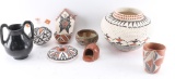 Lot of 9 Acoma Pottery Pieces.