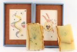Lot of 4 Wall Hangings.