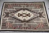 Large Navajo Rug.