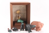 Lot of Sculpted  Bears, Apache Gan Dancer