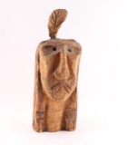 Carved Indian Head.