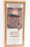 Lot of (2) John Wayne Framed Items