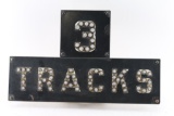 Iron Railroad Sign