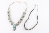 Lot of 2 Southwestern Necklaces