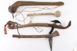 4 Indian Items of Weaponry or Ceremony