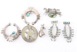 Lot of 7 Native American and Other Pins