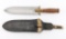 Springfield M1880 Hunting Knife w/Scabbard.