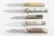 Collection of 5 Switchblade Knives.