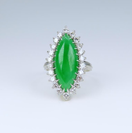 Spectacular Fine Green Imperial Jade