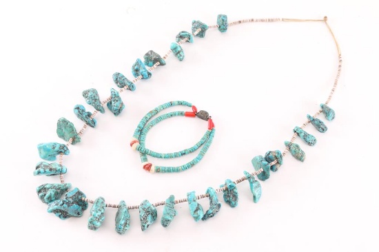 Bisbee Turquoise Beaded Necklace