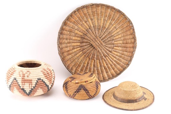Lot of 4 Baskets.