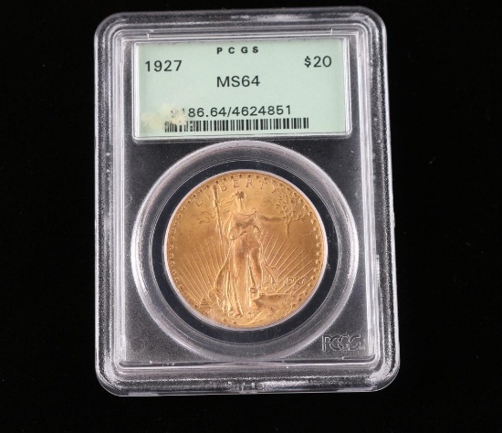 1927 $20 Gold Coin