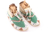Sioux Beaded Moccasins.