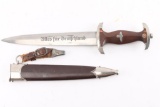 Third Reich SA Dagger w/ Sheath & Hanger