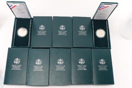 Lot of US Mint Eisenhower Centennial Proofs