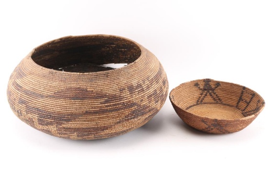 Lot of 2 Apache Baskets.